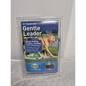New Pet Safe Gentle Leader Head collar Large breeds Dog Pet 60-130lbs Black